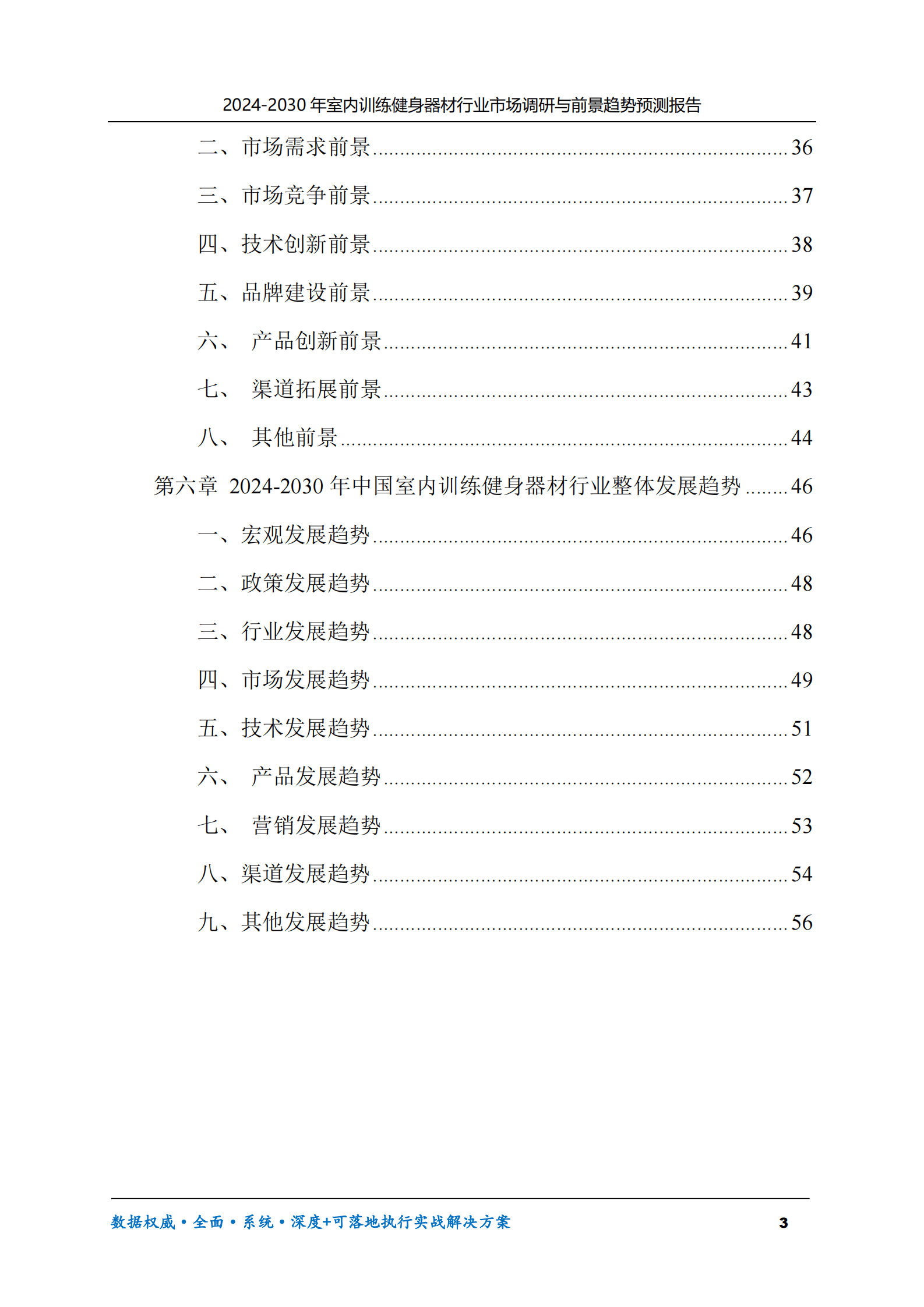 2024-2030年室内训练健身器材行业市场调研及前景趋势预测报告 第3页
