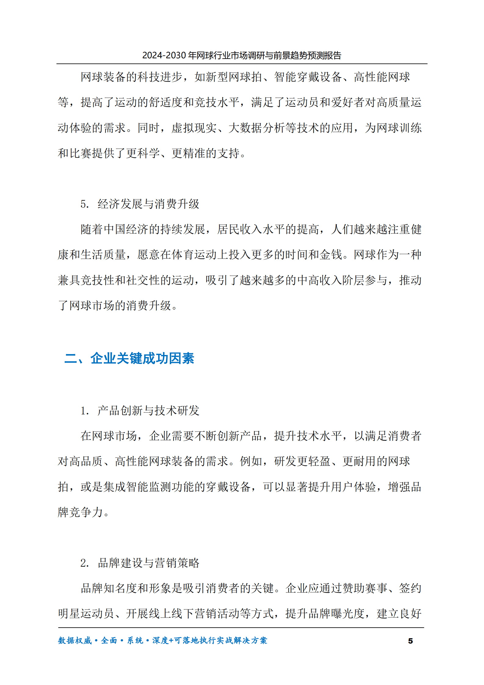 2024-2030年网球行业市场调研及前景趋势预测报告 第5页