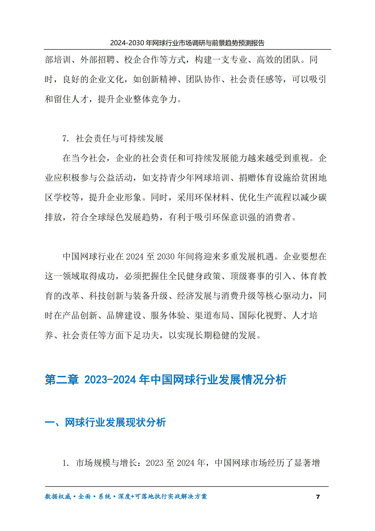 2024-2030年网球行业市场调研及前景趋势预测报告 第7页