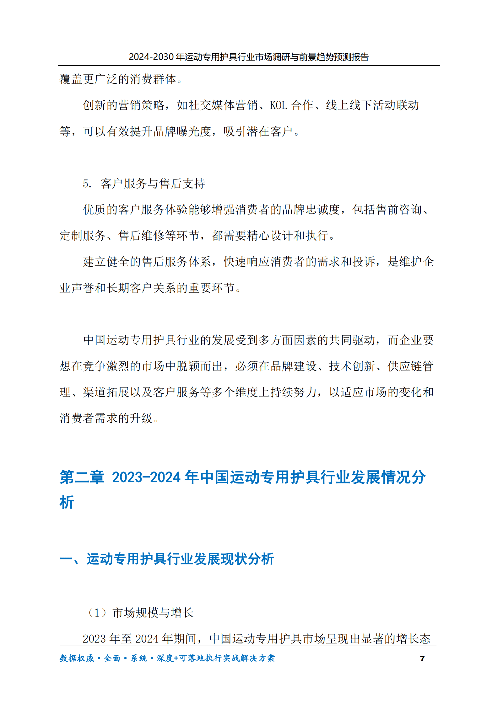 2024-2030年运动专用护具行业市场调研及前景趋势预测报告 第7页
