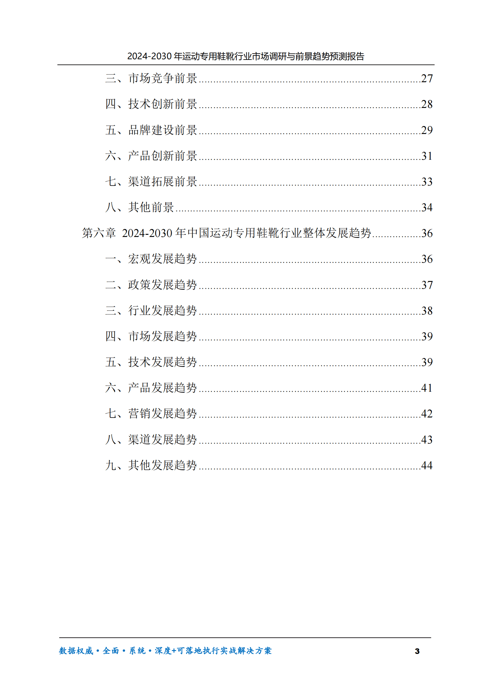 2024-2030年运动专用鞋靴行业市场调研及前景趋势预测报告 第3页