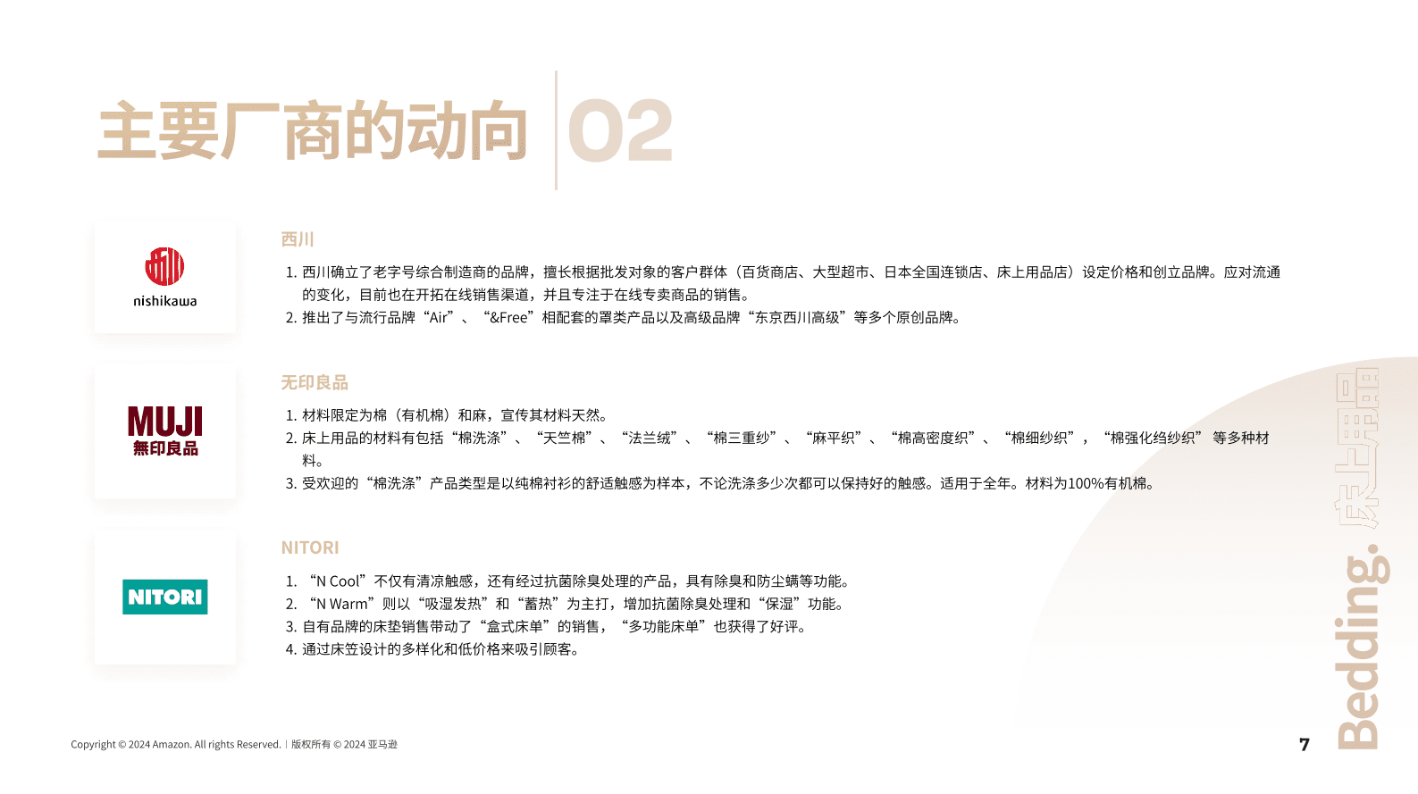 亚马逊全球开店：2024亚马逊日本机会品类动向调查报告-床上用品 第8页