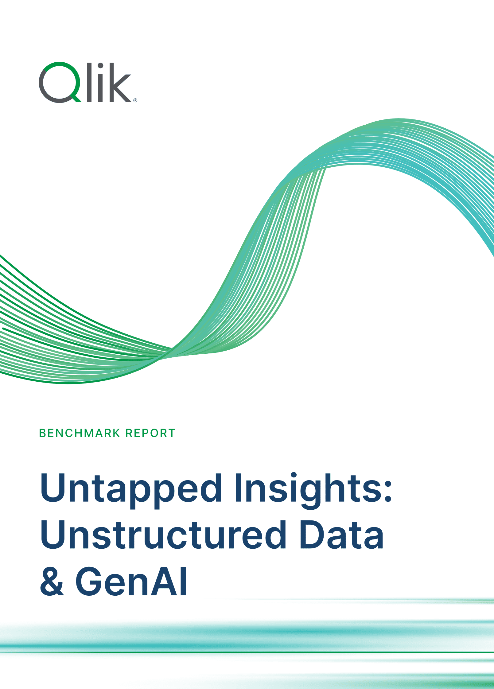 Qlik：非结构化数据和GenAI洞察报告（英文） 第1页