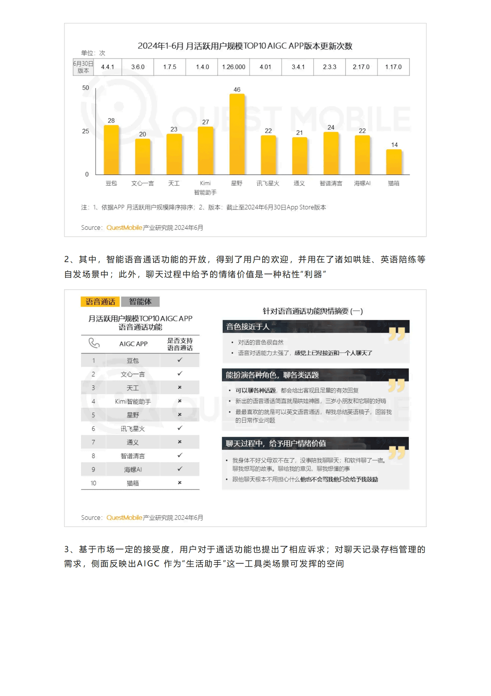 QuestMobile：2024上半年AIGC APP流量与场景研究报告 第8页