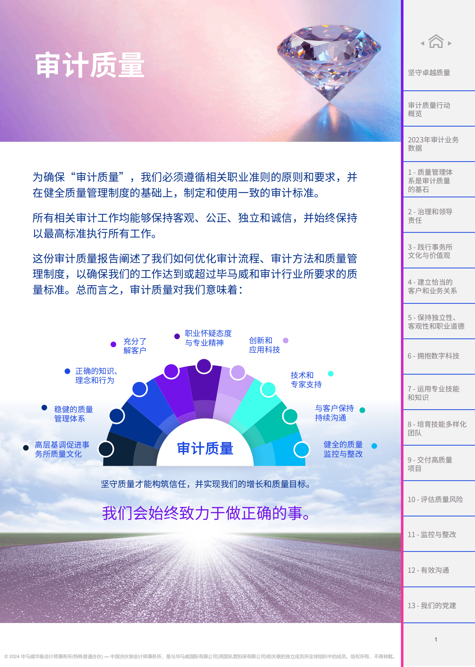 毕马威：2023年度审计质量报告 第2页