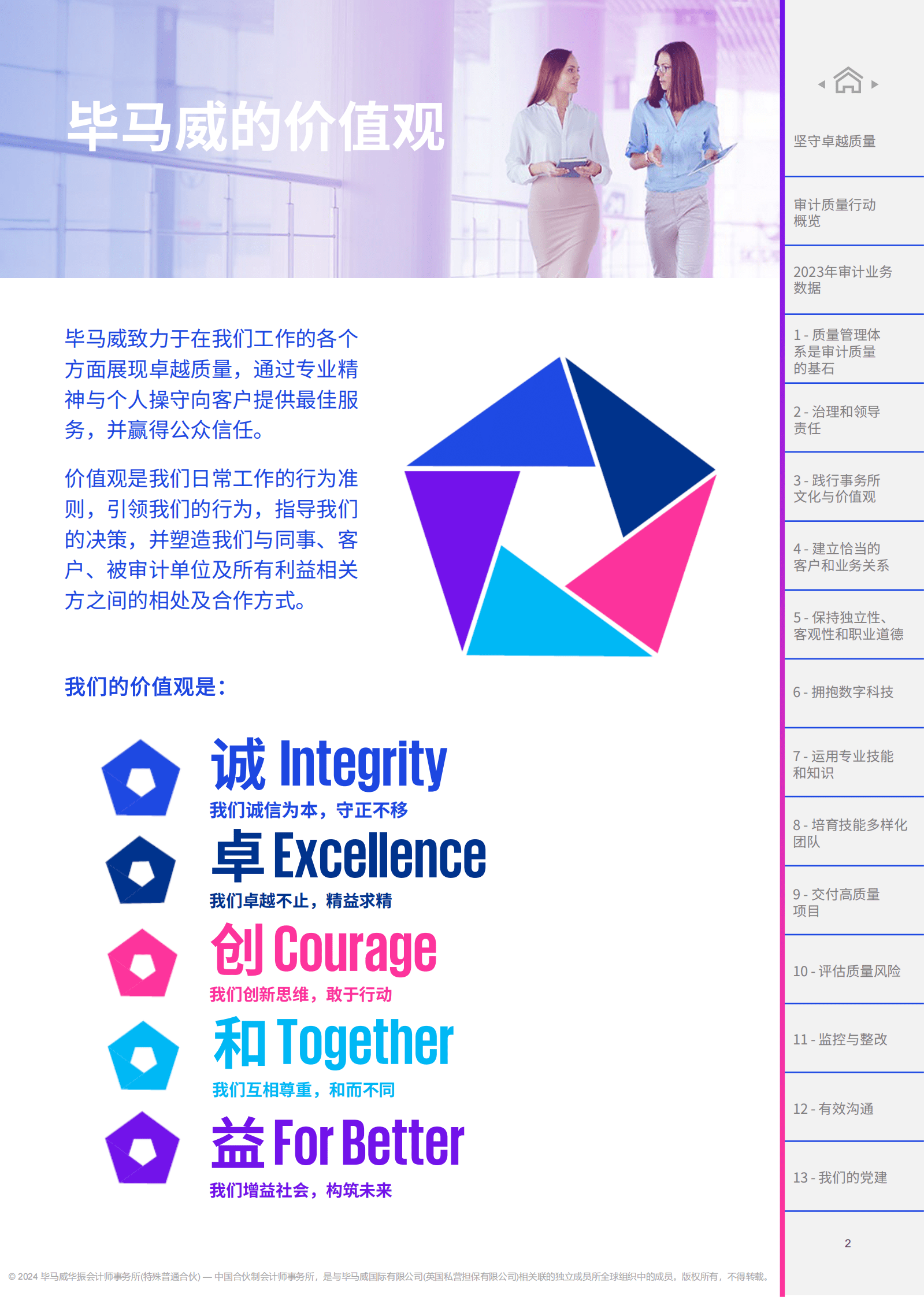 毕马威：2023年度审计质量报告 第3页