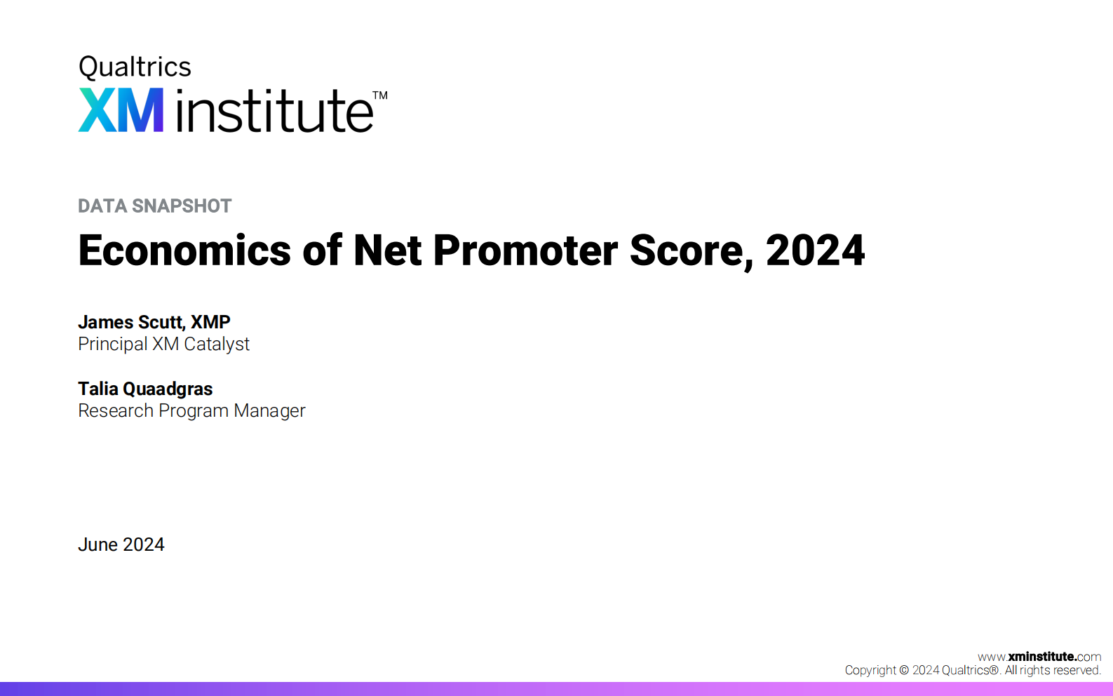Qualtrics XM Institute：2024年净促销者经济学报告（英文版） 第1页