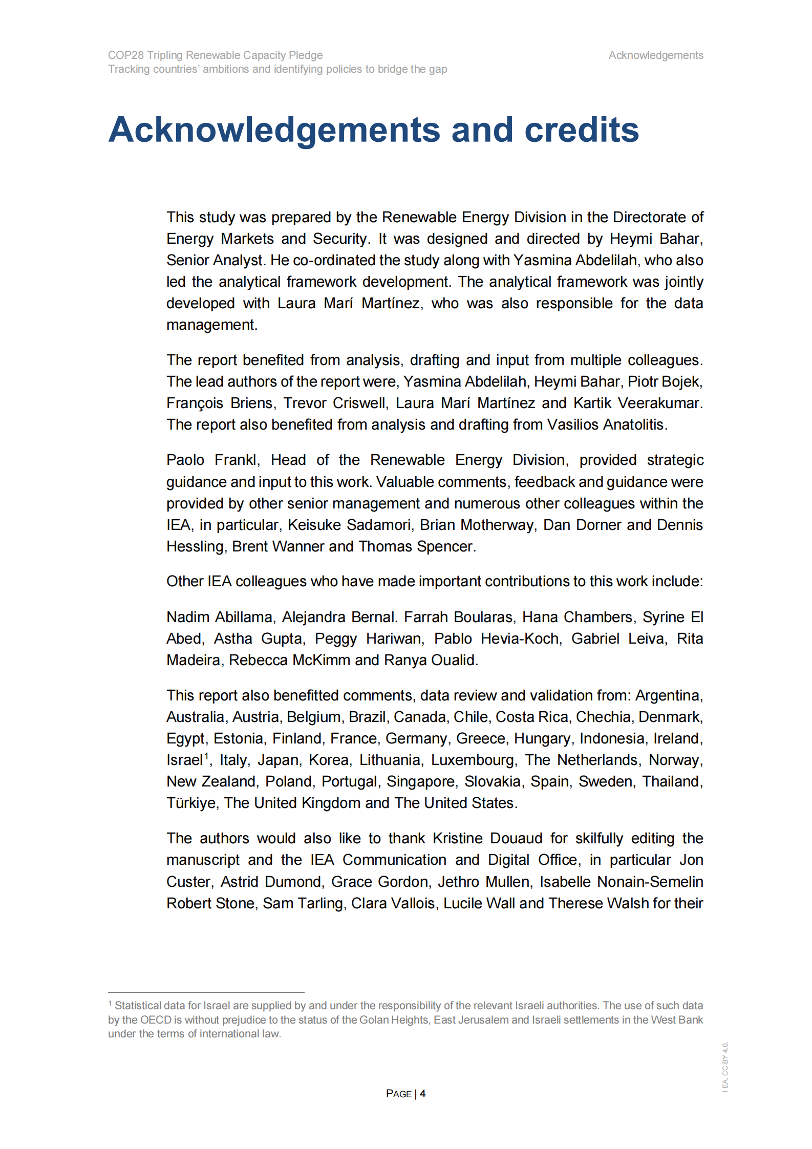 国际能源署：2024年COP28可再生能源容量承诺翻三番报告（英文版） 第4页