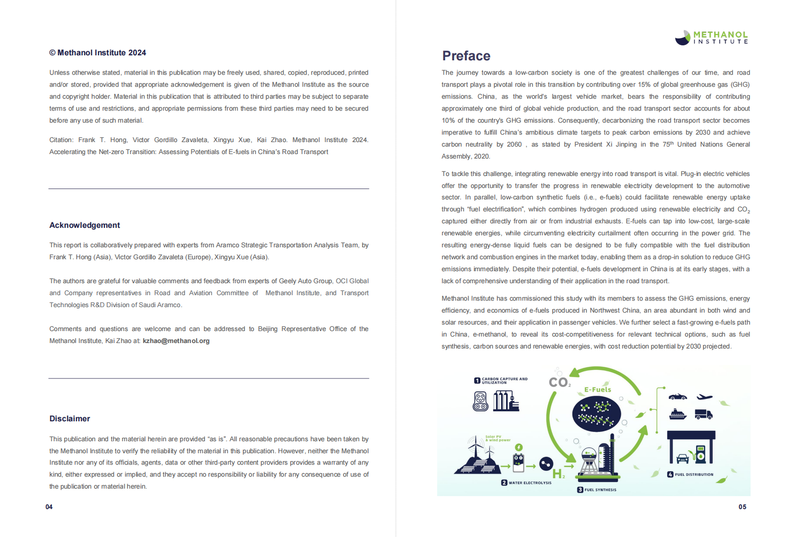 沙特阿美甲醇研究所：2024加速净零转型：评估中国道路运输电子燃料的潜力报告（英文版） 第3页
