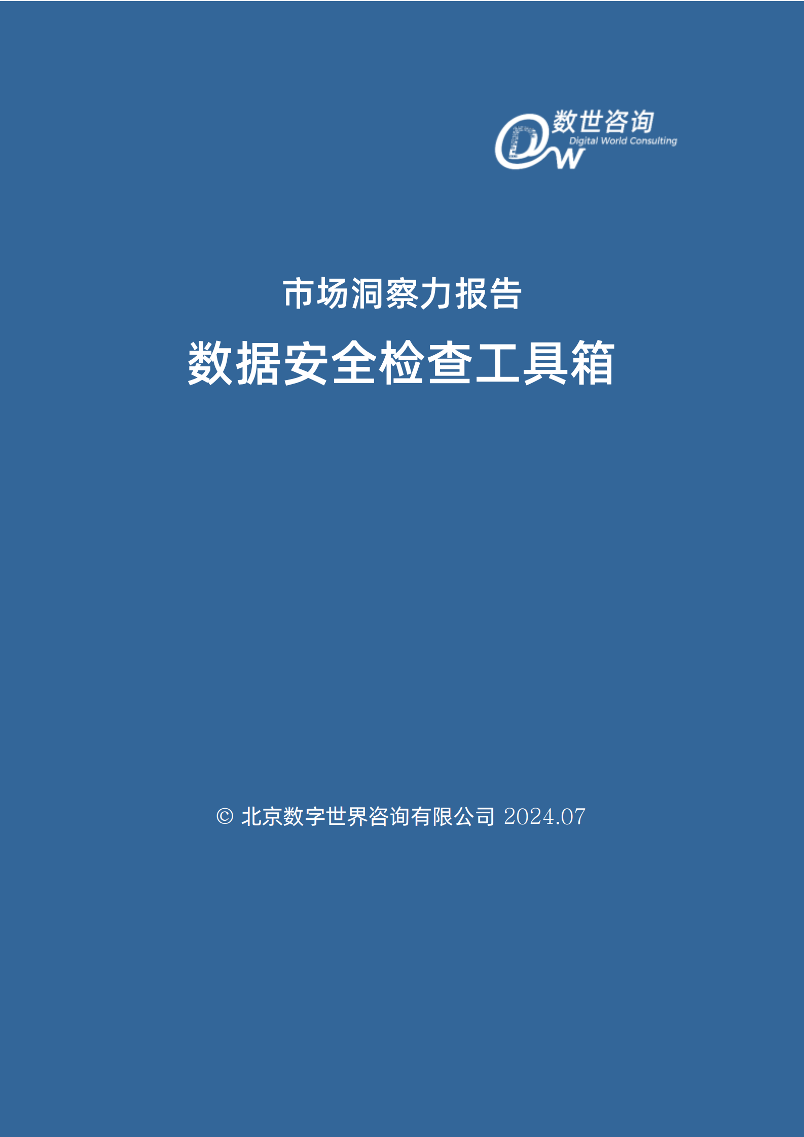 数世咨询：2024市场洞察力报告-数据安全检查工具箱 第2页