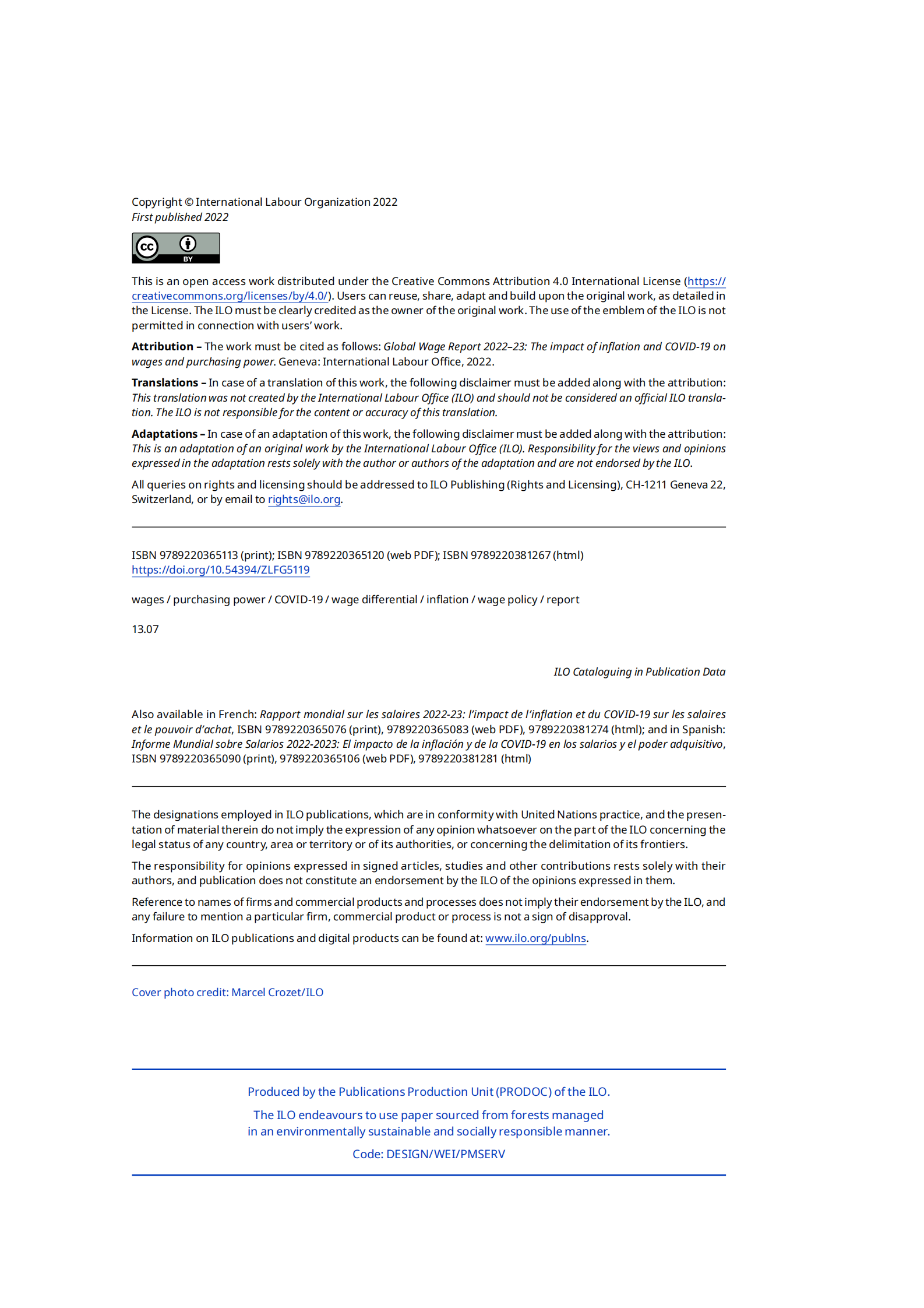国际劳工组织（ILO）：2022-2023年全球工资报告：通货膨胀和COVID-19对工资和购买力的影响（英文版） 第4页