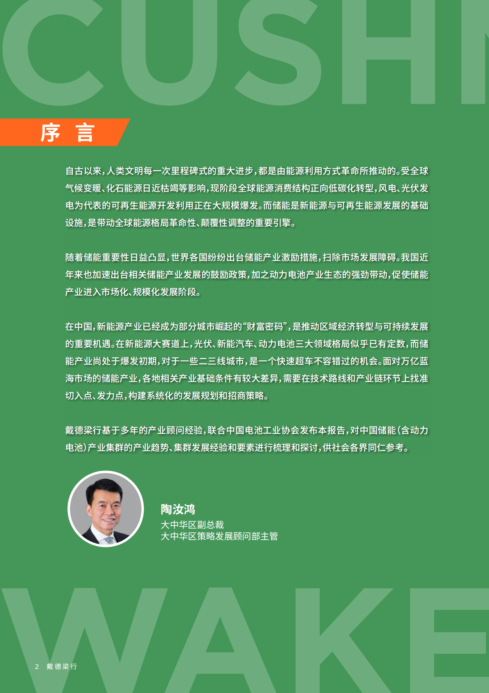 戴德梁行：2024中国储能行业(含动力电池)产业集群发展白皮书 第2页