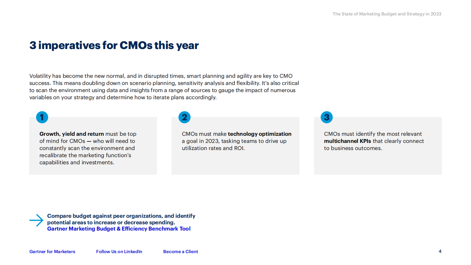 Gartner：2023年营销预算与策略报告（英文） 第5页