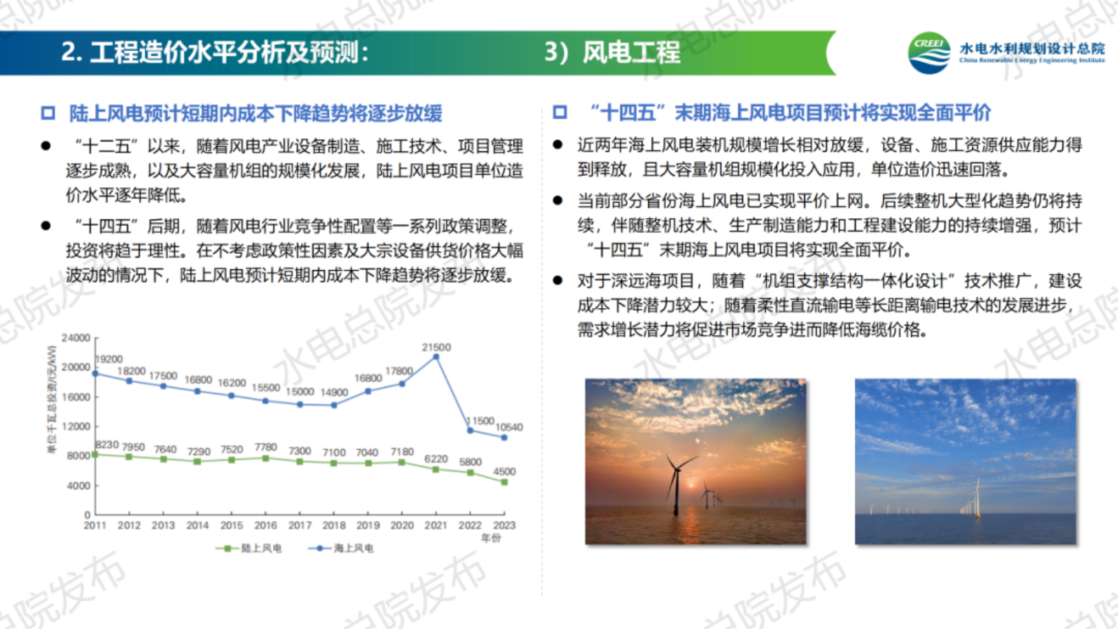 水电水利规划设计总院：中国可再生能源工程造价管理报告2023年度 第8页