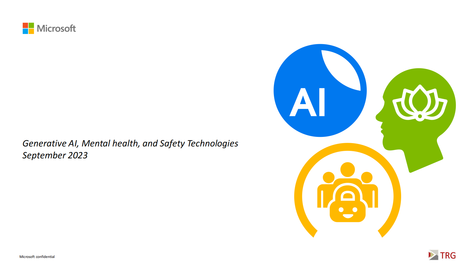 微软：生成式人工智能、心理健康和安全技术（英文） 第1页