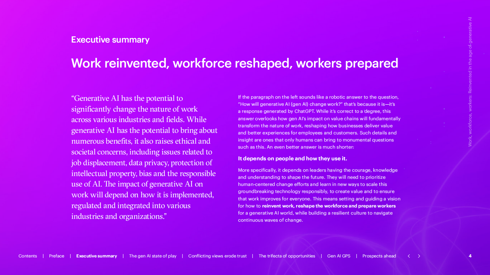 埃森哲：2024在生成式人工智能时代重塑工作、劳动力和员工报告（英文版） 第4页