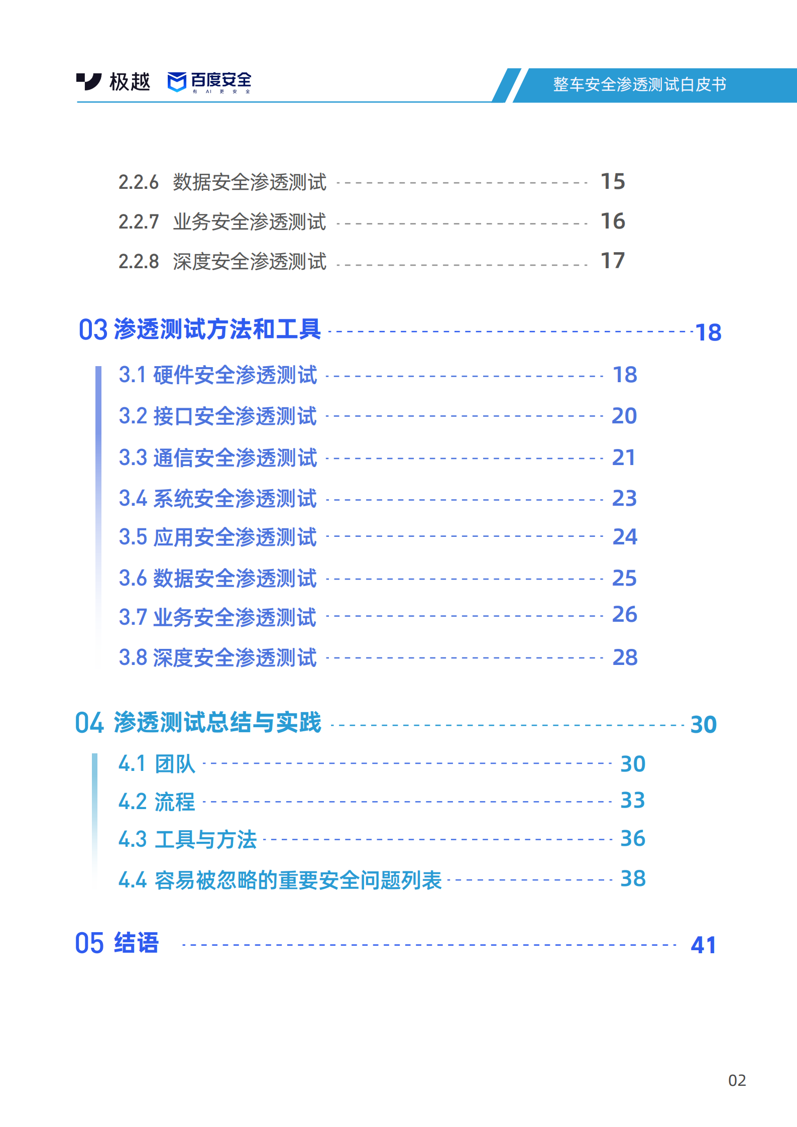 百度安全&极越安全：2024整车安全渗透测试白皮书 第4页