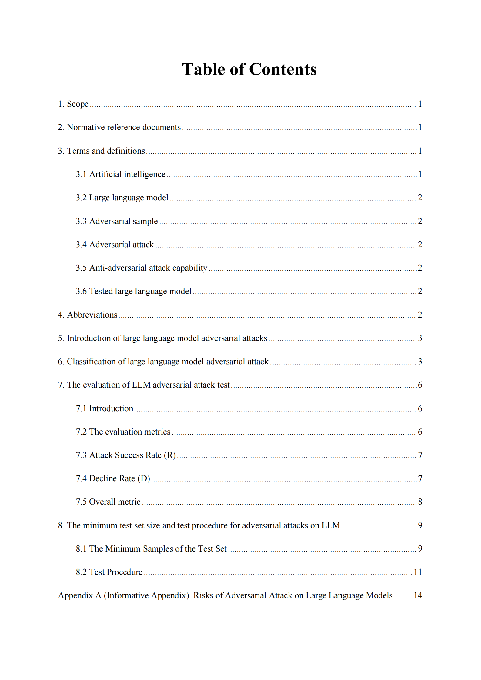 大型语言模型安全性测试方法（英文版） 第6页