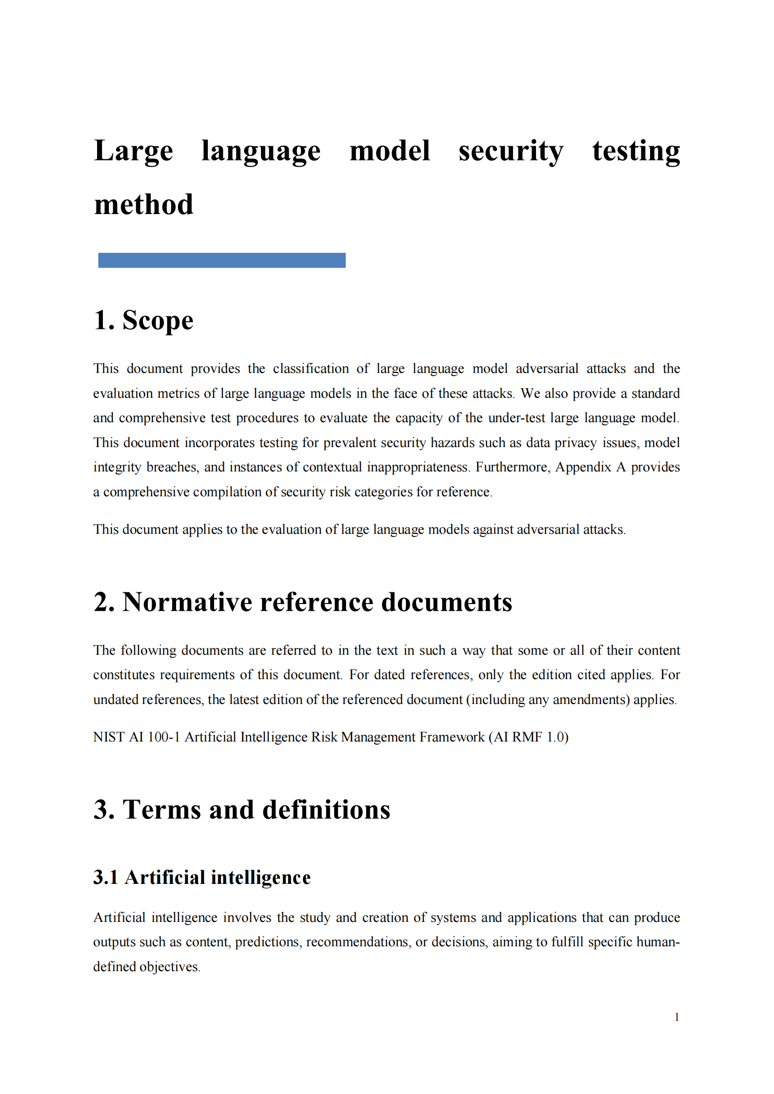 大型语言模型安全性测试方法（英文版） 第7页
