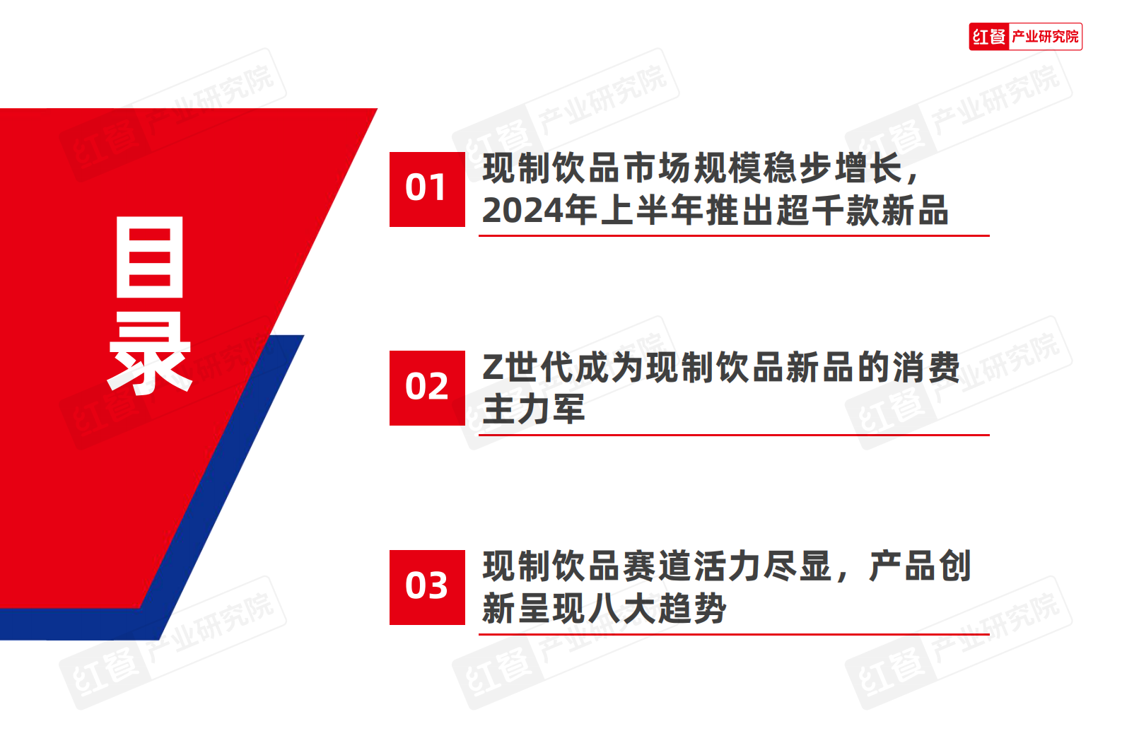 红餐研究院：现制饮品创新趋势研究报告2024 第3页