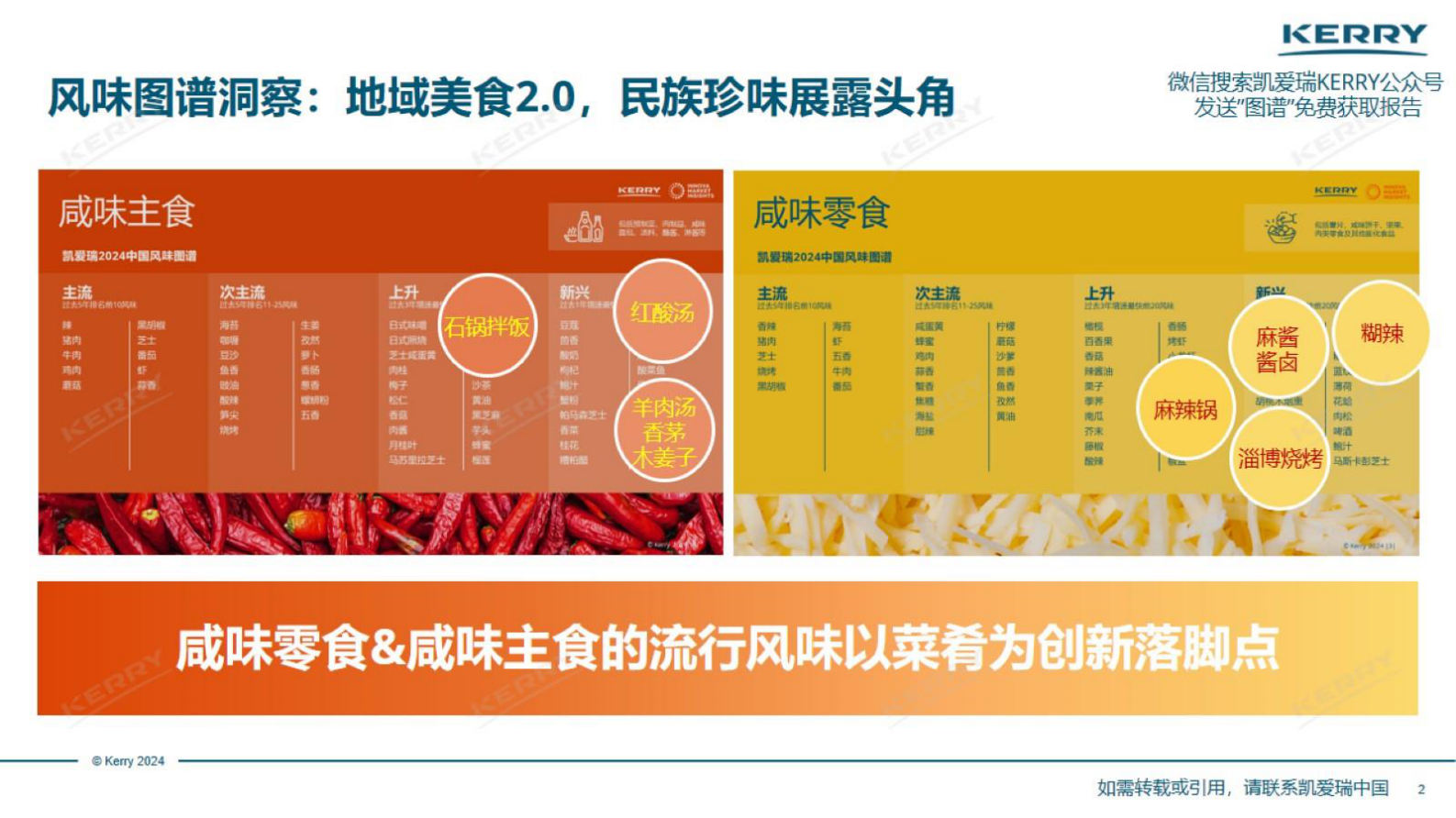 凯爱瑞：2024捕捉华夏民族珍味-咸味主食与咸味零食创新机遇报告 第2页