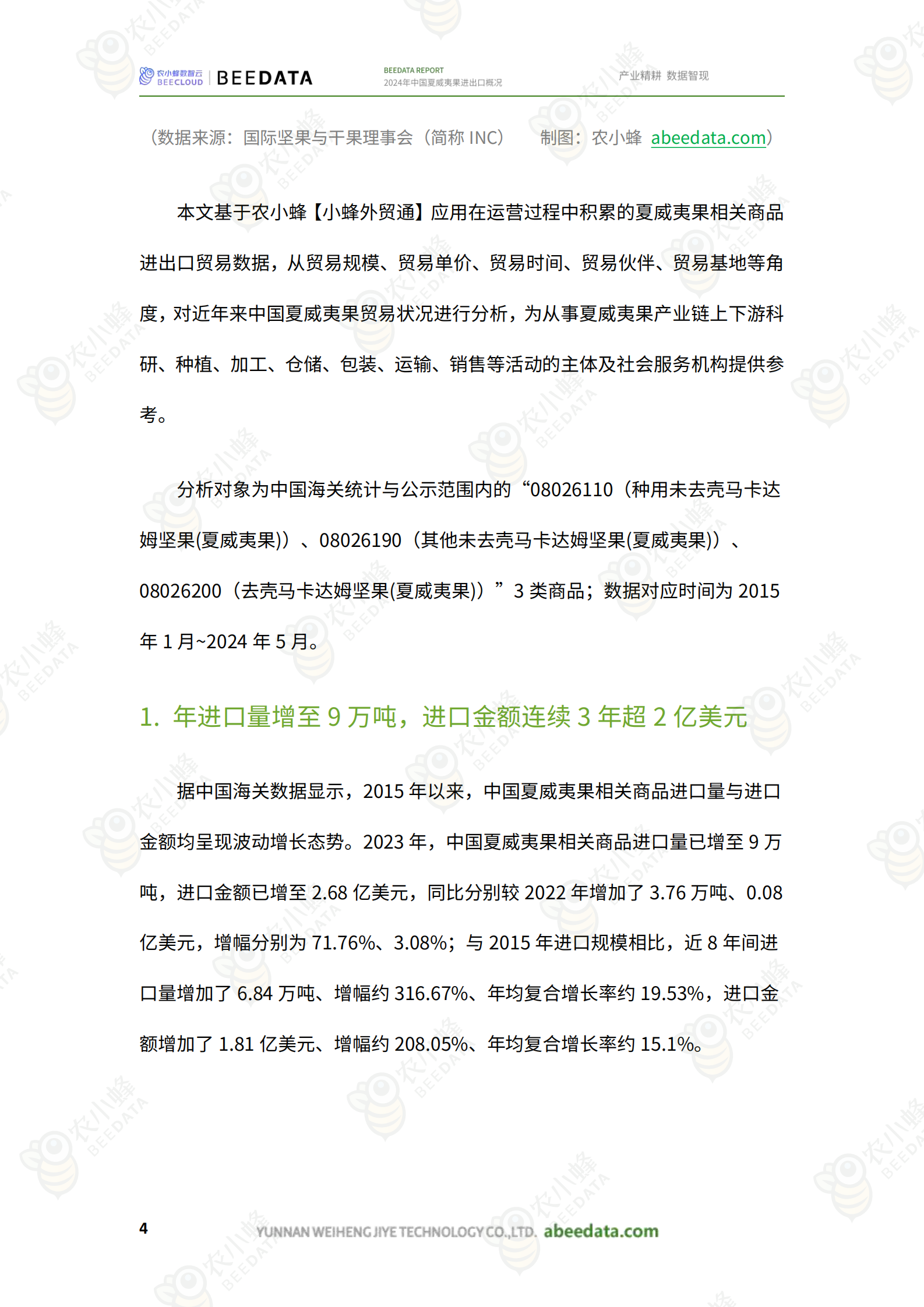 农小蜂：2024年中国夏威夷果进出口概况 第6页