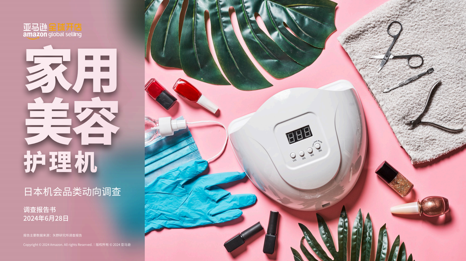 亚马逊全球开店：2024亚马逊日本机会品类家用美容护理机动向调查报告（脱毛仪，剃毛器） 第1页