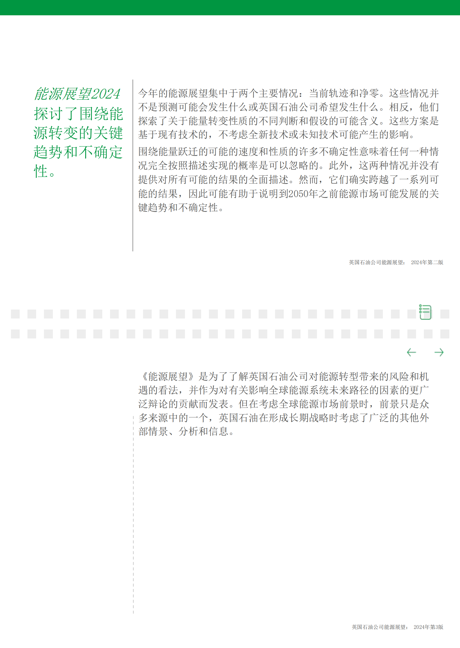 英国石油公司：bp世界能源展望报告2024 第2页
