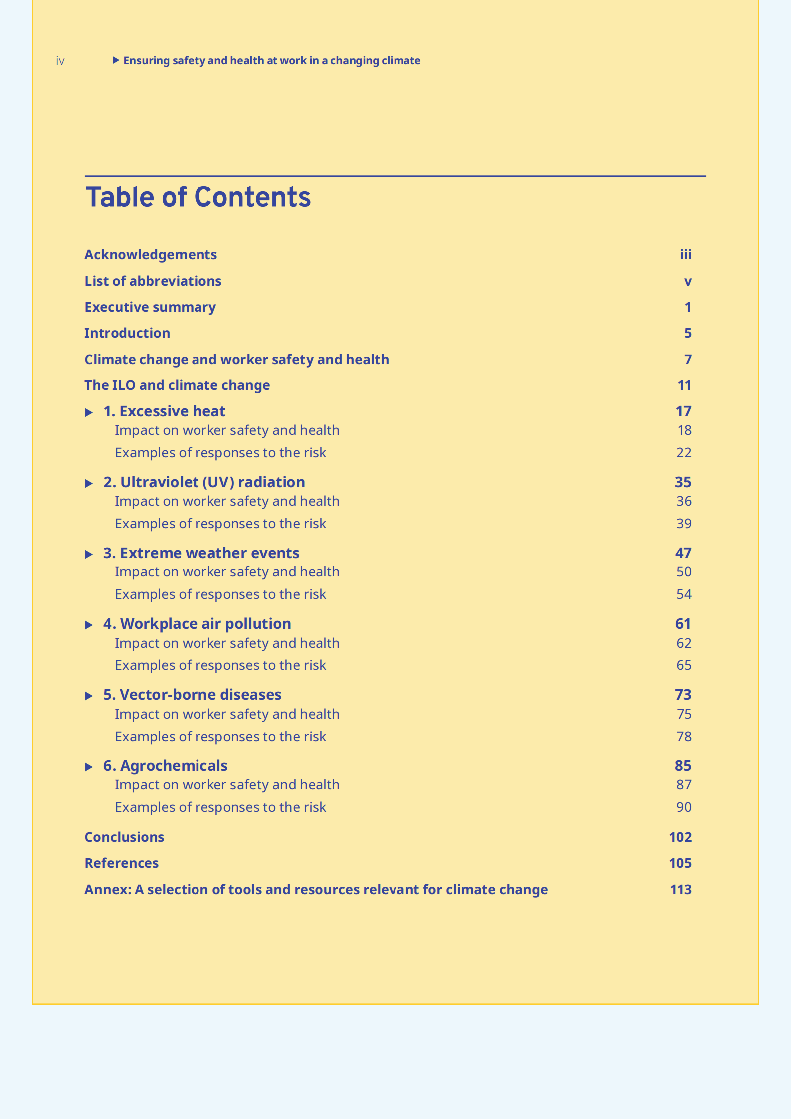 在不断变化的气候中确保工作安全与健康（英文版） 第5页