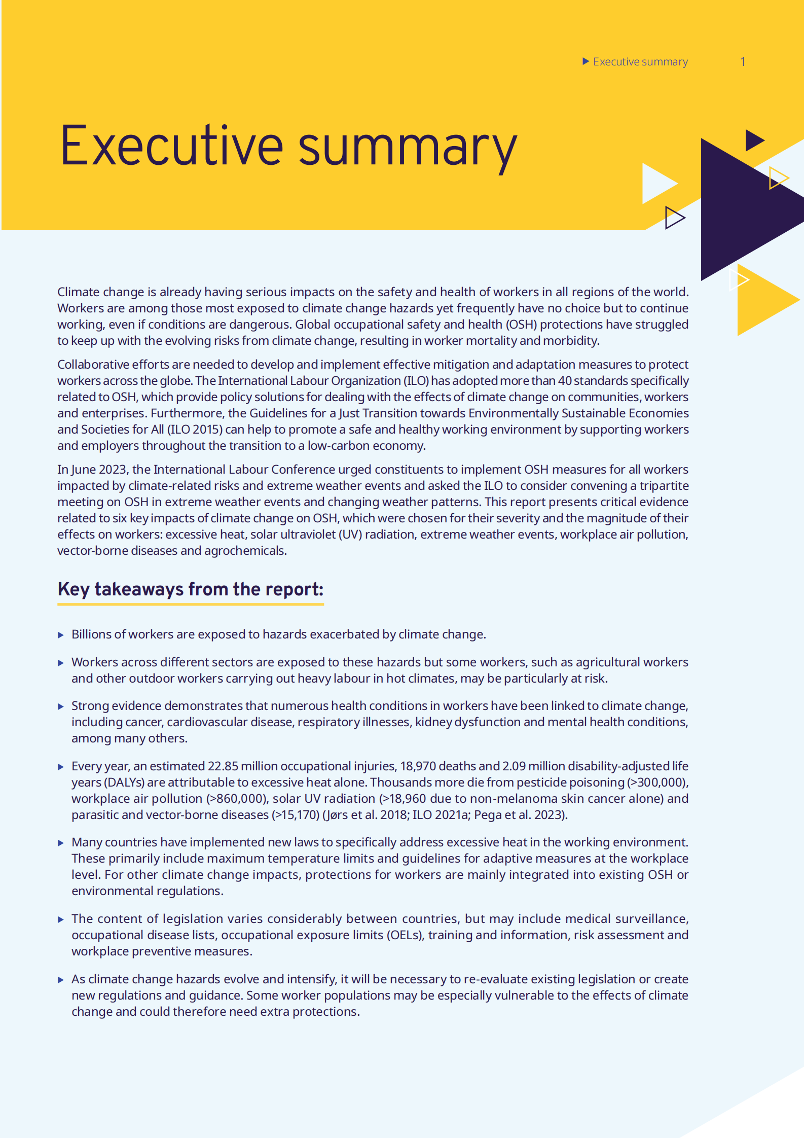 在不断变化的气候中确保工作安全与健康（英文版） 第8页