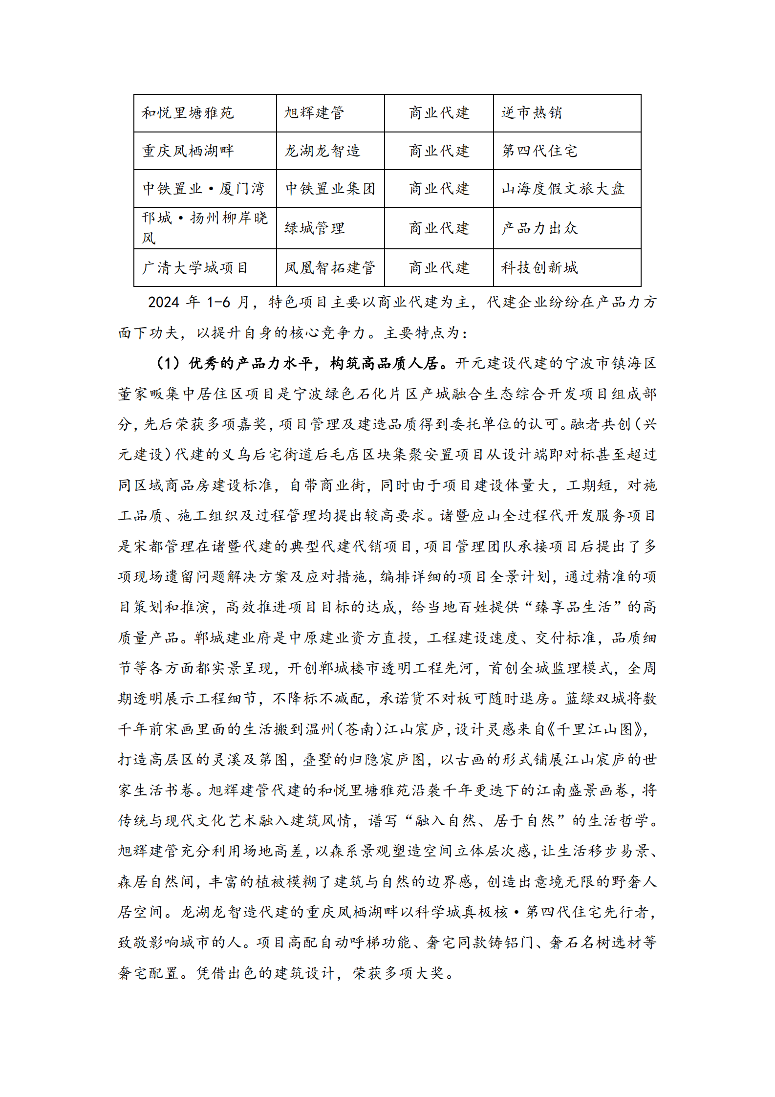 中指研究院：2024上半年中国房地产代建企业排行榜 第8页