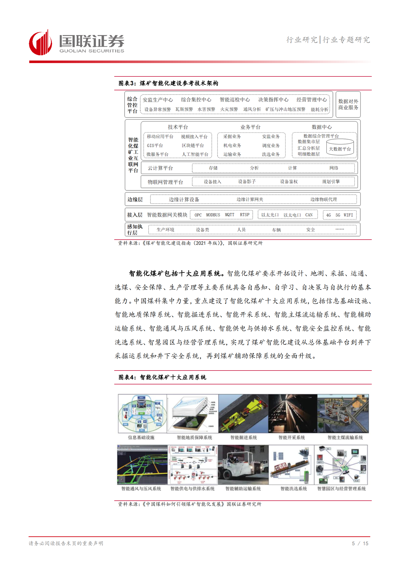国联证券：计算机行业专题研究：煤矿智能化发展进入关键期，政策持续加力 第6页