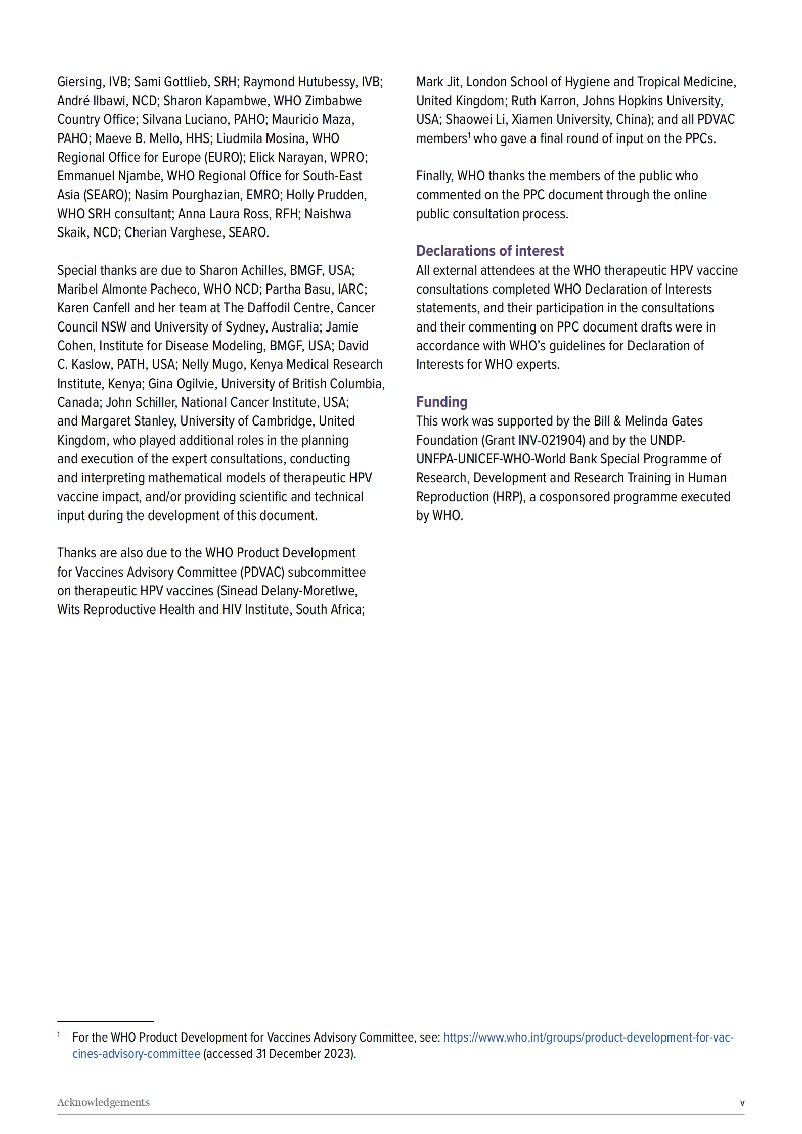 WHO世界卫生组织：2024首选治疗性HPV疫苗产品特性报告（英文版） 第7页