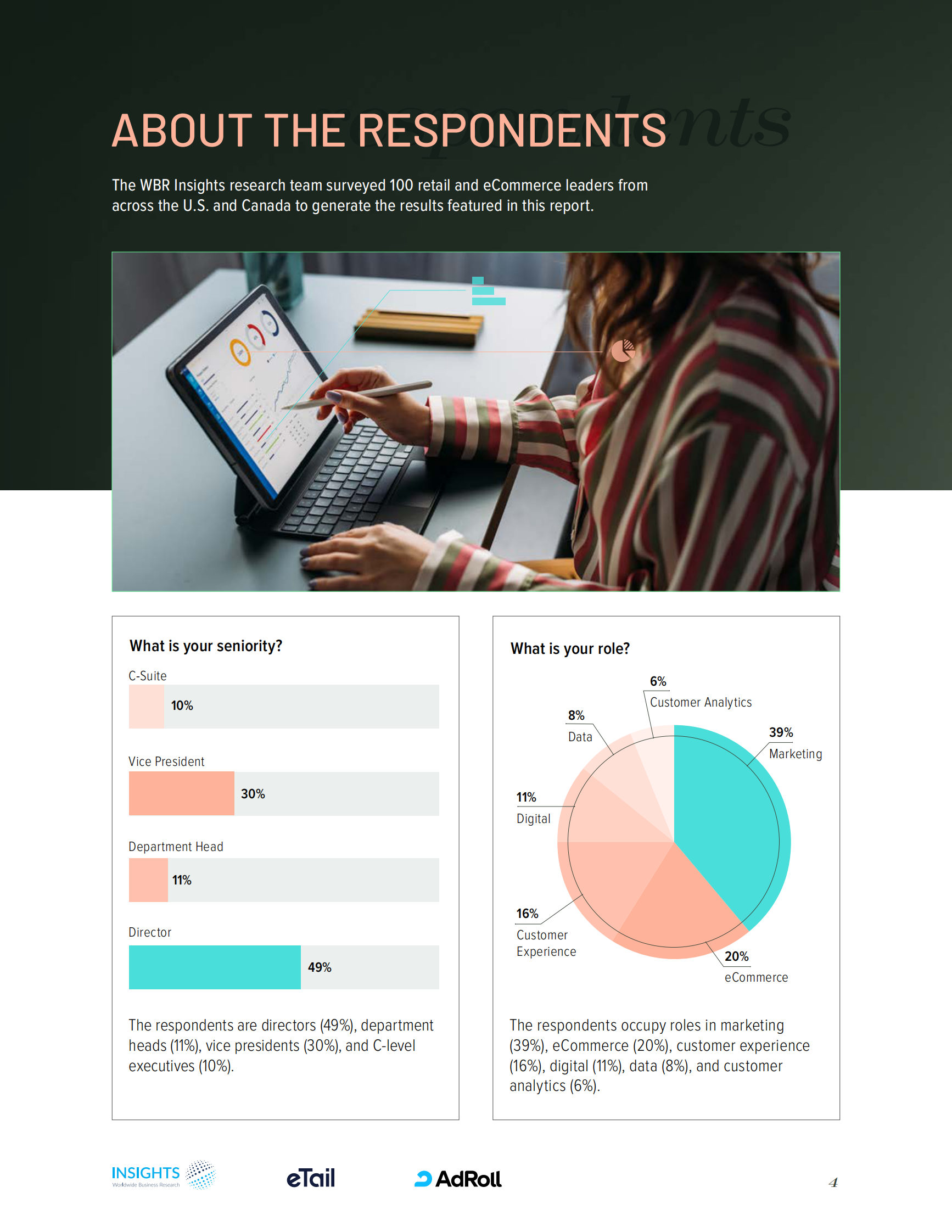 eTail&AdRoll：2024零售与电商行业数据管理、治理和分析最佳实践指南报告（英文版） 第4页