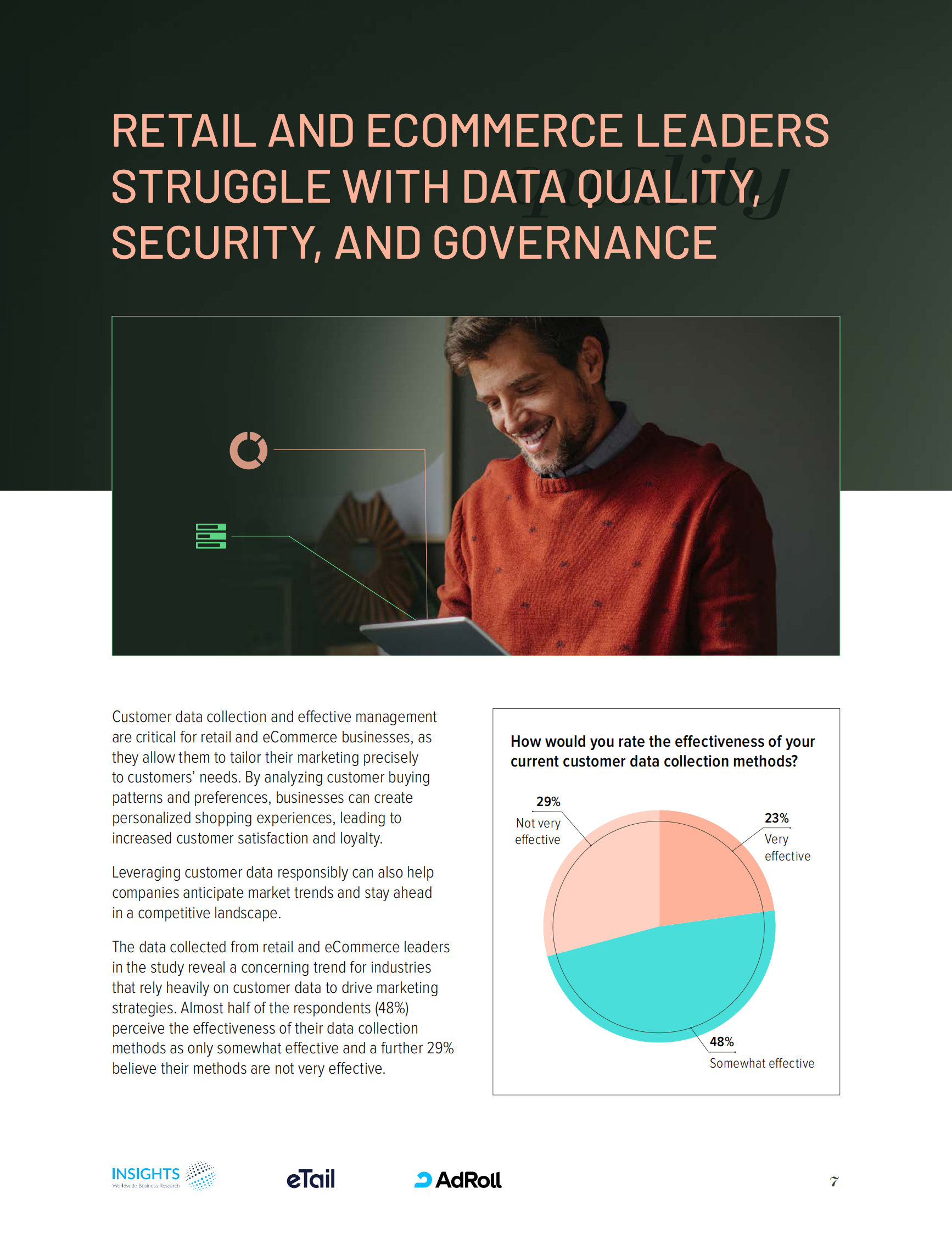 eTail&AdRoll：2024零售与电商行业数据管理、治理和分析最佳实践指南报告（英文版） 第7页