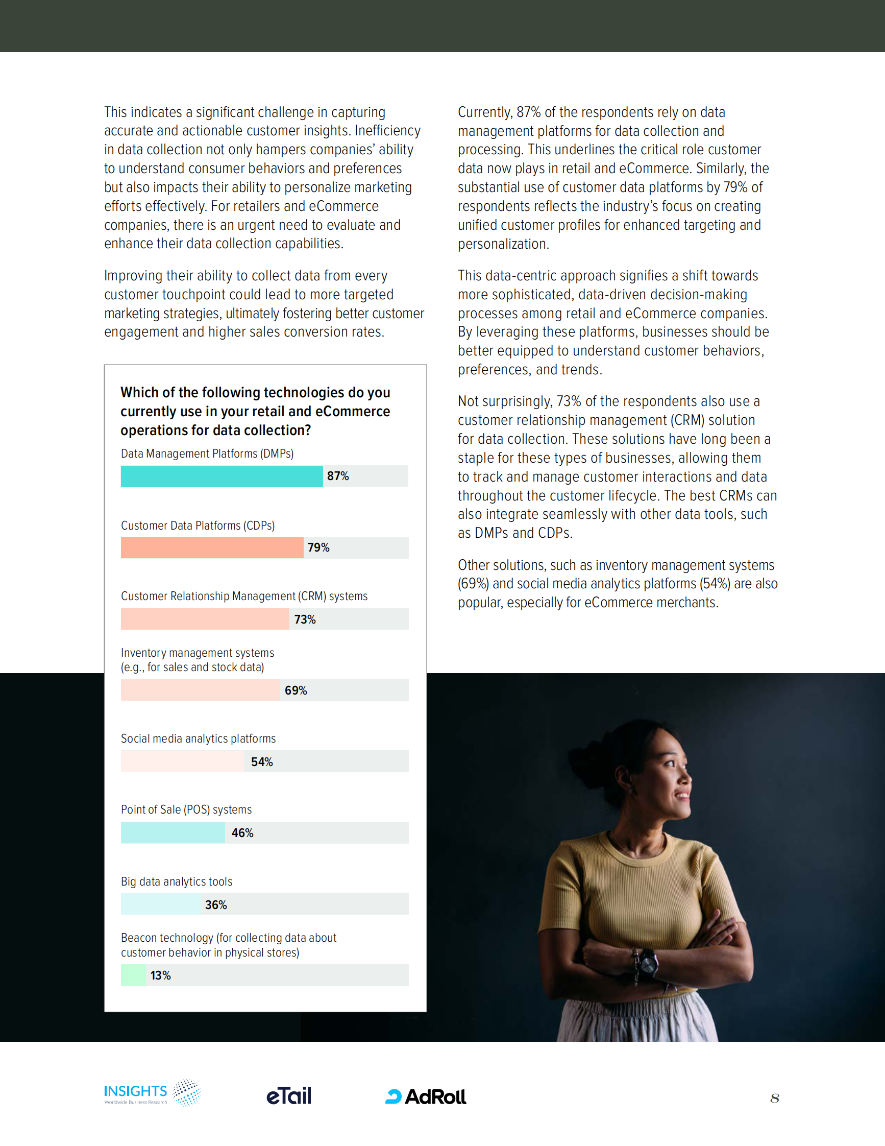 eTail&AdRoll：2024零售与电商行业数据管理、治理和分析最佳实践指南报告（英文版） 第8页
