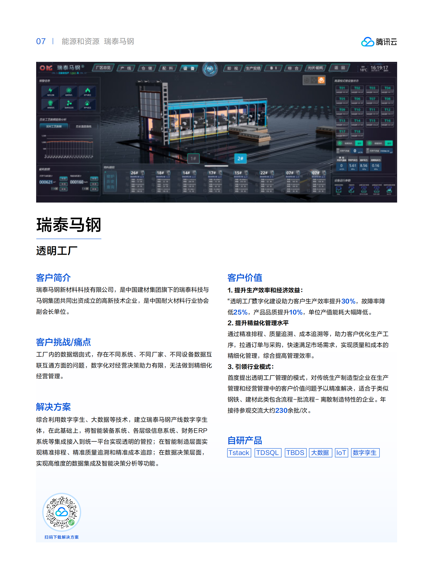 腾讯云：能源和资源行业转型先锋案例集2024 第7页