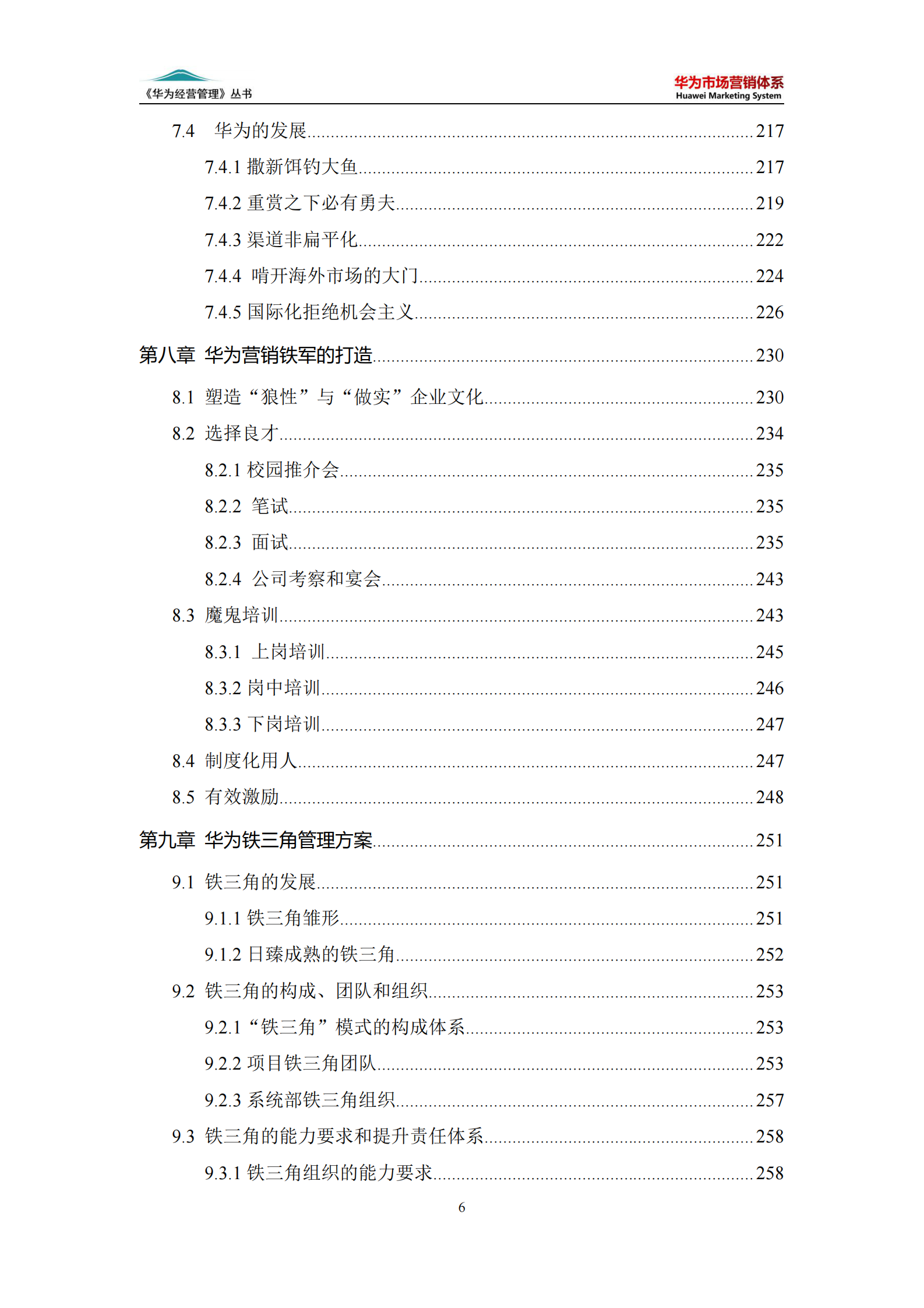 华为市场营销体系 第6页