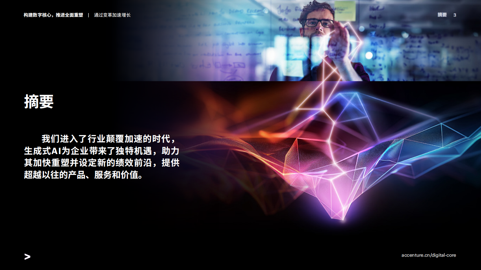 埃森哲：2024构建数字核心推进全面重塑报告 第3页