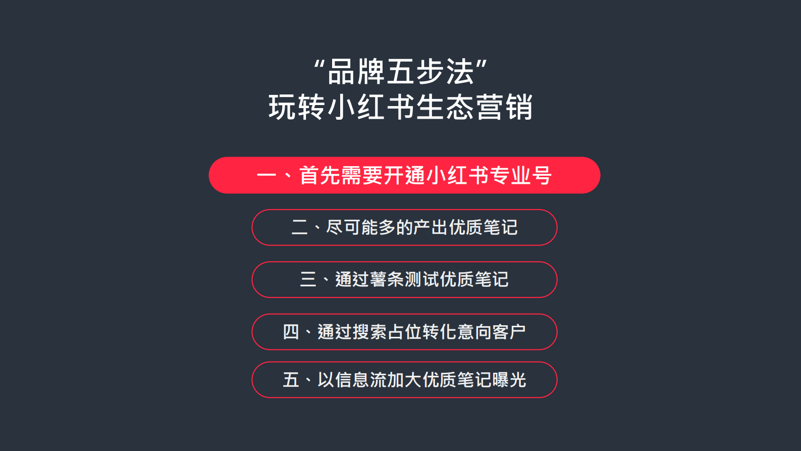 小红书：小红书品牌营销五步法：玩转小红书生态营销 第3页