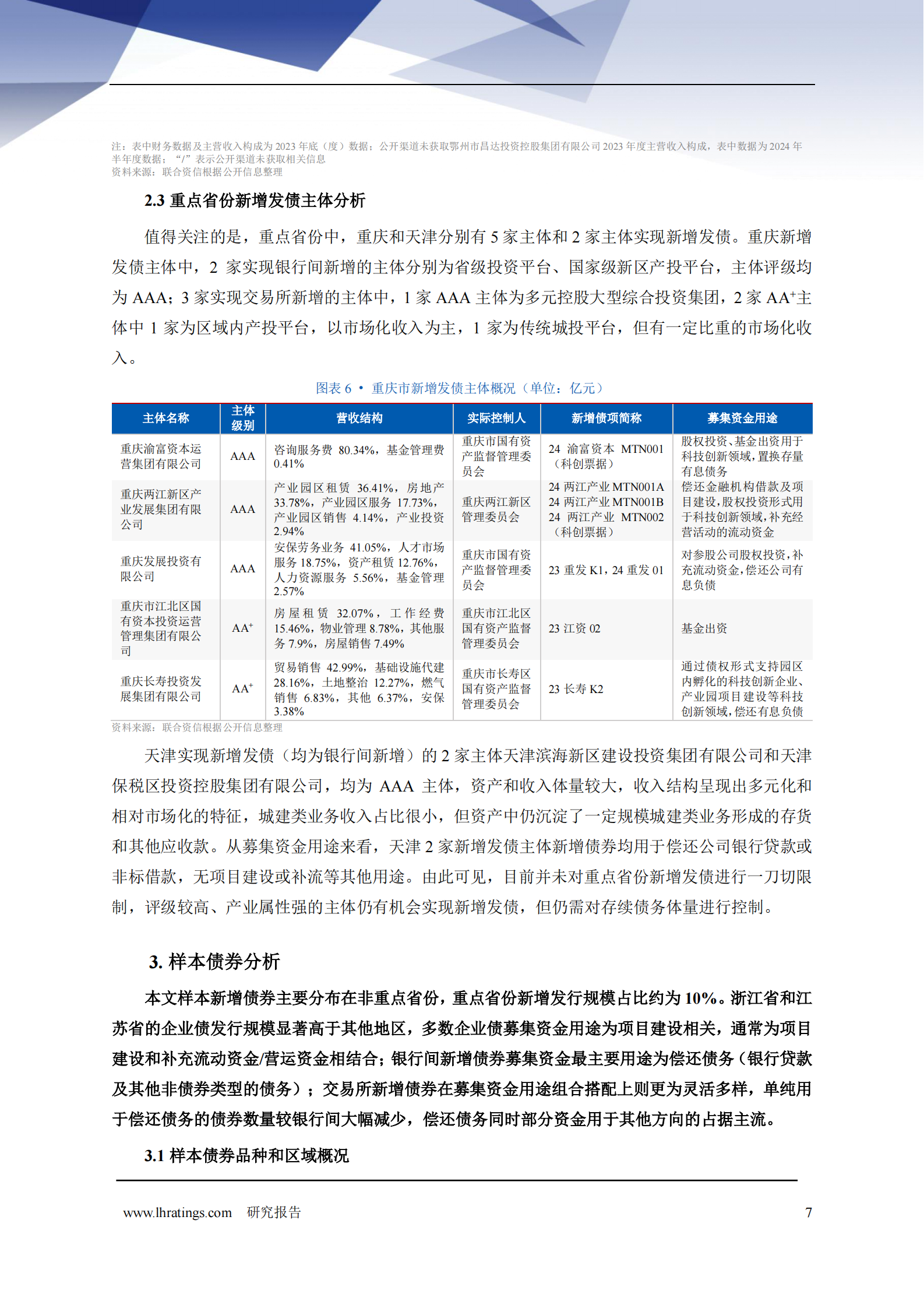 联合资信：破冰之旅：城投企业新增发债的样本透视与路径探索 第8页