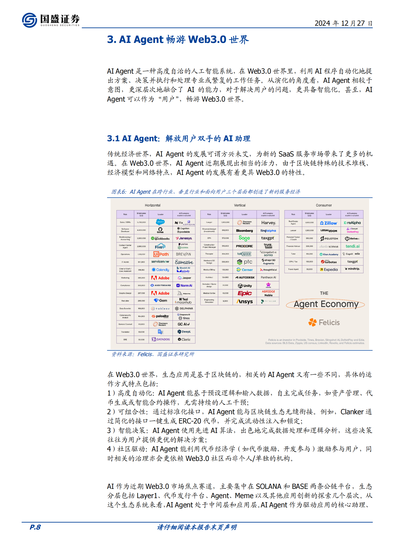 国盛证券：区块链：AI的演化：AI Agent玩转元宇宙 第8页