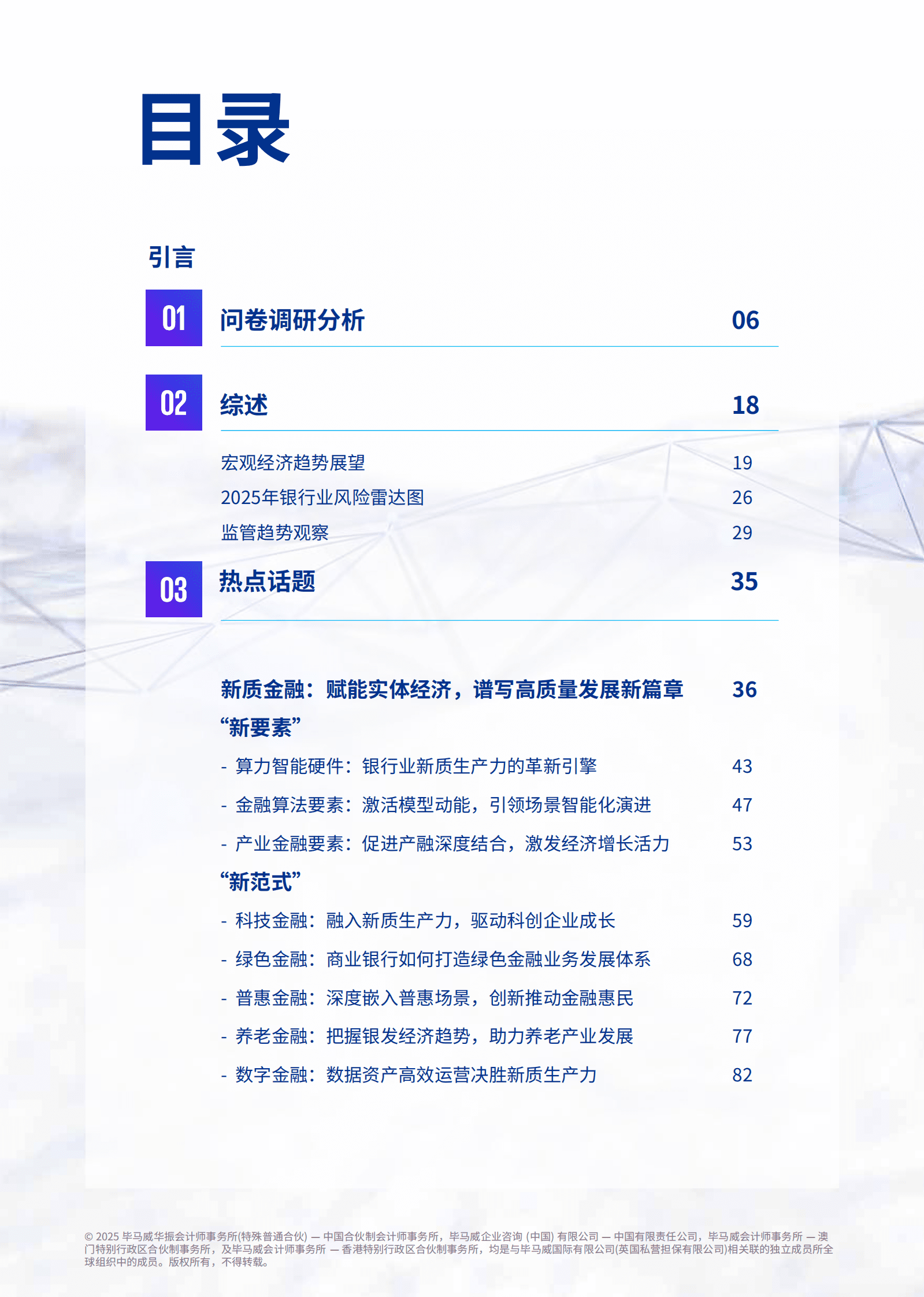 毕马威：2025年中国银行业展望报告 第2页