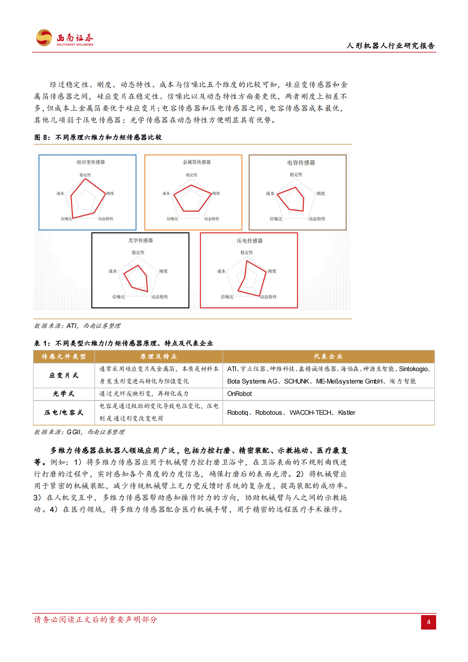 西南证券：人形机器人行业研究报告：传感器，机器人感知核心，未来的星辰大海 第7页