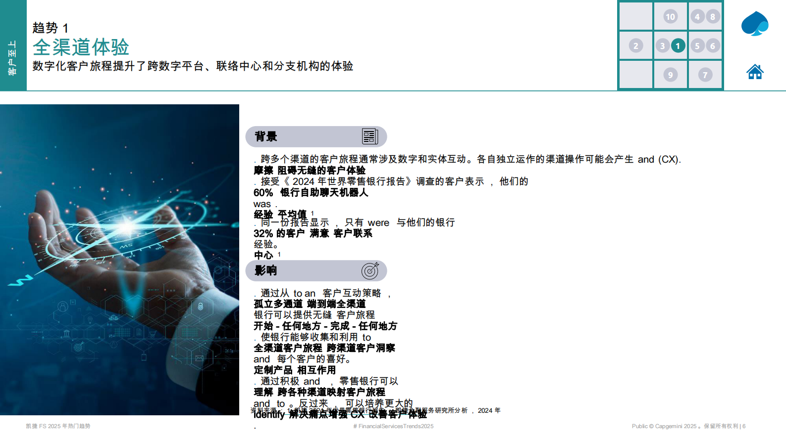 凯捷：凯捷金融服务2025年热门趋势：零售银行业务 第6页