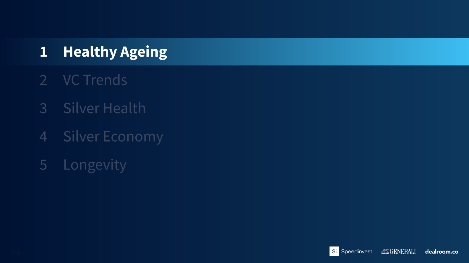 Dealroom：2024年长寿与健康老龄化报告（英文版） 第5页