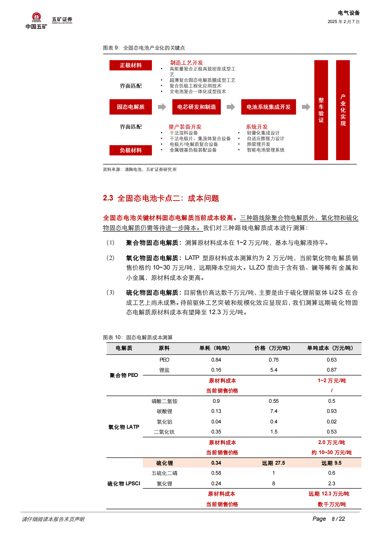 五矿证券：固态电池深度：从技术本征看固态电池产业发展趋势 第8页