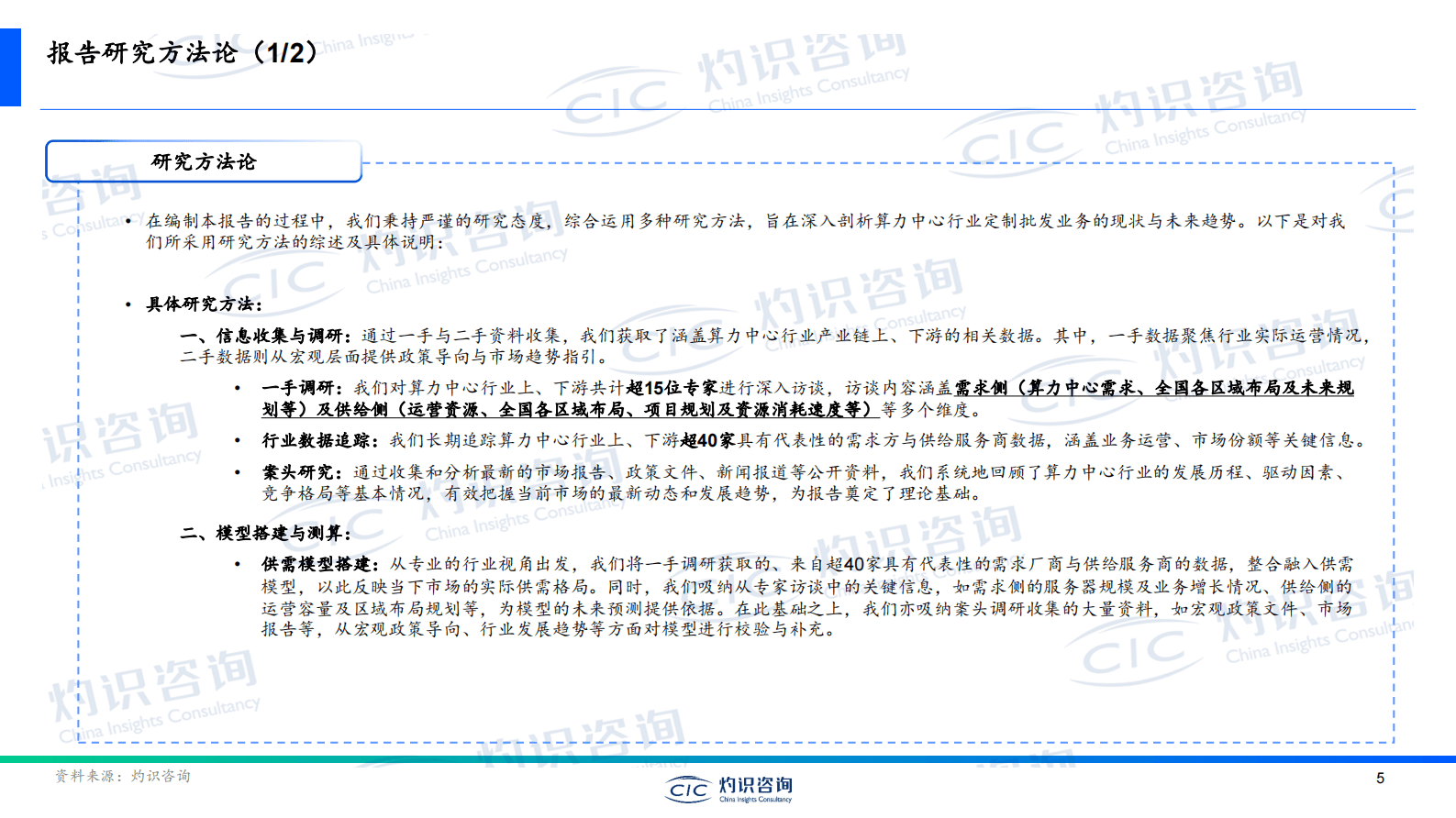 灼识投资咨询：中国算力中心行业白皮书 第5页