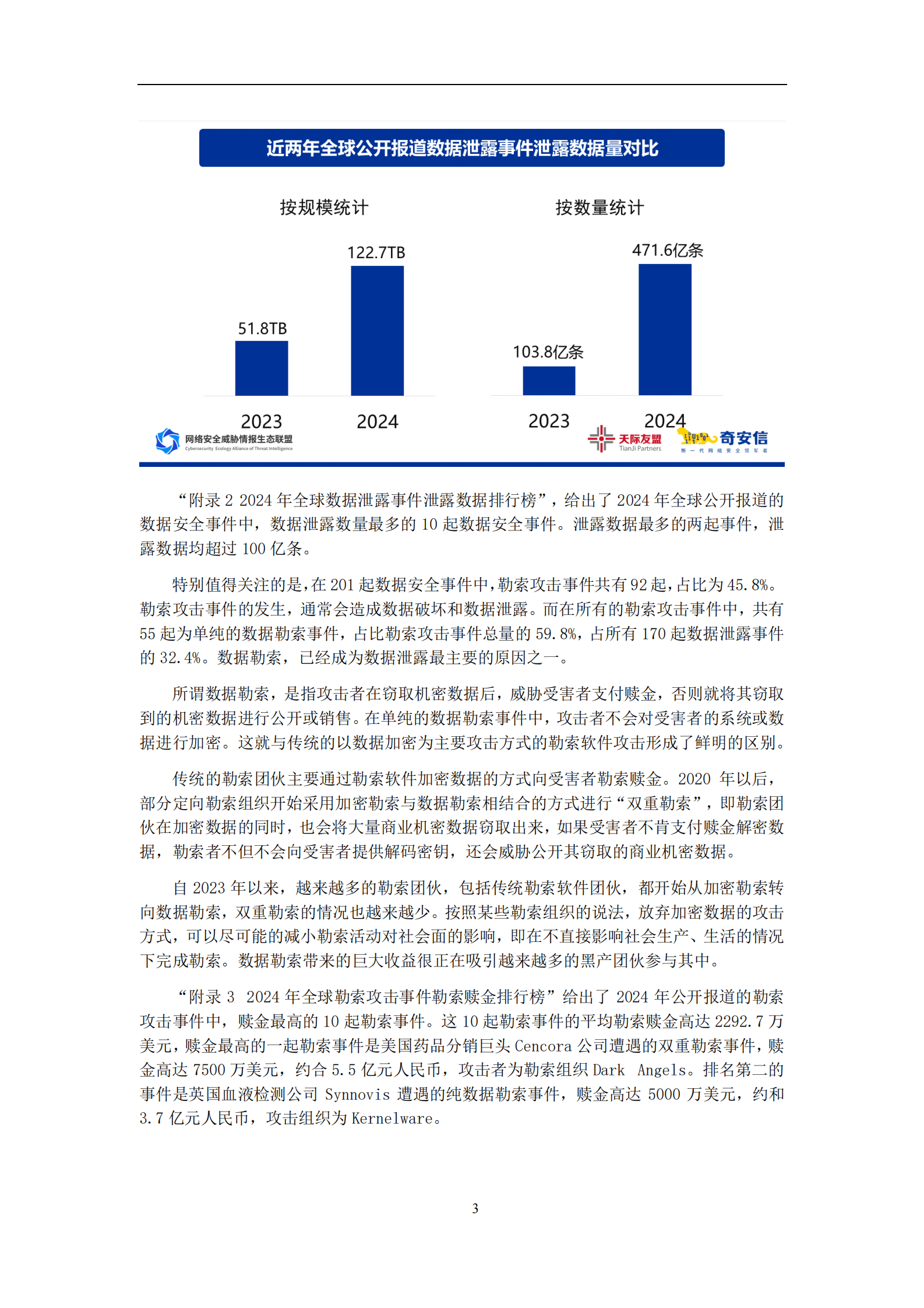 奇安信：2024年中国政企机构数据安全风险研究报告 第8页