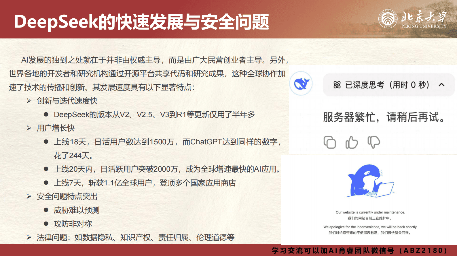 北京大学：2025年DeepSeek应用场景中需要关注的十个安全问题和防范措施报告 第6页